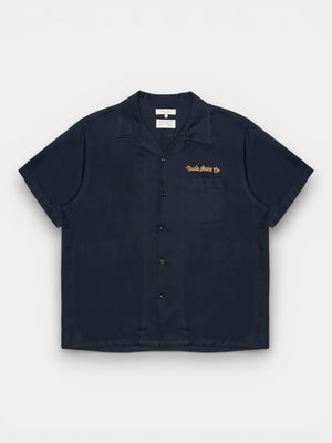 Arthur Bowling Shirt - Navy