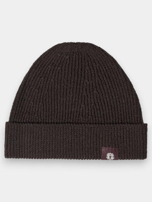 Kyle Wool Knit hat - Black Coffee