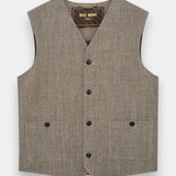 Conor Tweed Waistcoat - Toffee