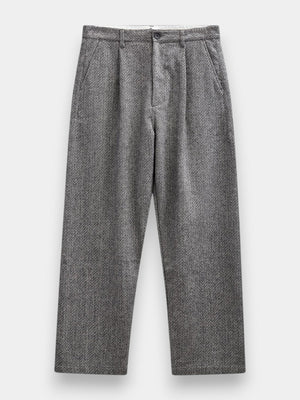 AKJacob Wool Pant - Caviar Melange