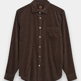 Alden Corduroy Shirt - Black Coffee