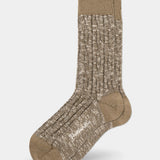 Cromford Cable Wool Socks - Camel