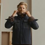 Boyd Wool Jacket - Navy