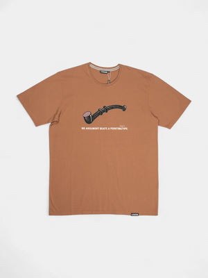 Lakridspibe T-shirt - Brun
