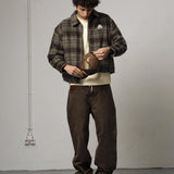Retro Field Jacket - Brown Check