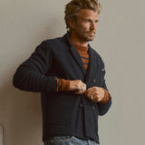 lewis Wool Blazer - Dark Navy