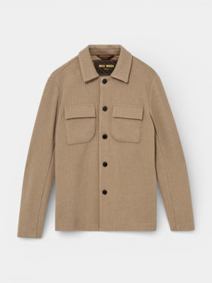 Austin Knit Overshirt - Dune