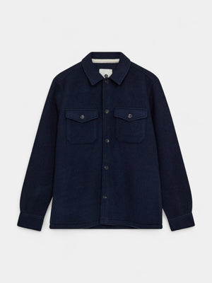 AKoscar Wool Overshirt - Sky Captain