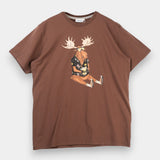 Booze Moose Tee - Coffee