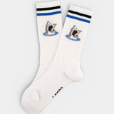Shark Shaka Socks - White