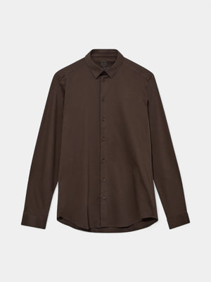 Marco Jersey Shirt - Chocolate Brown