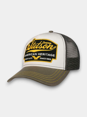 American Heritage Trucker Cap - Olive