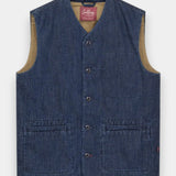 Pisa Waistcoat - Blue Chambray