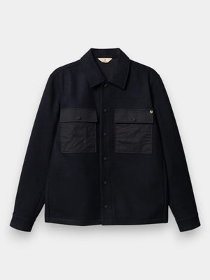 Boyd Wool Jacket - Navy