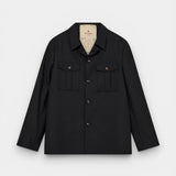 Jacob Dynamic Luxe Overshirt - Black