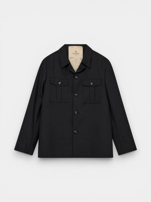 Jacob Dynamic Luxe Overshirt - Black