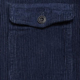 Masami Cord Blazer - Navy