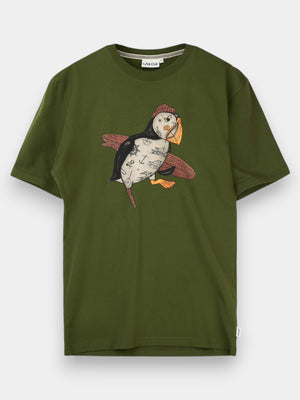 Sea Parrot Surf Tee - Riffle Green