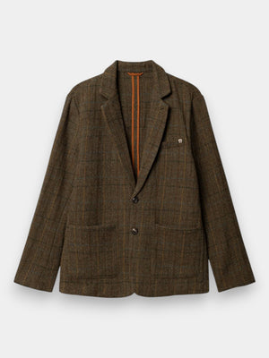 leopardi Skotch Blazer - Brown Check