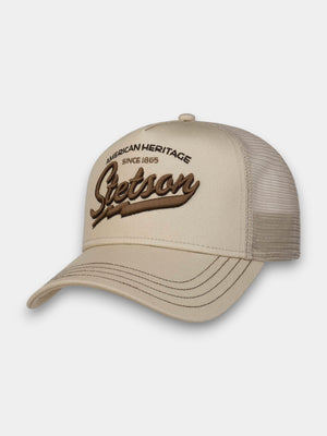American Heritage Trucker Cap - Beige
