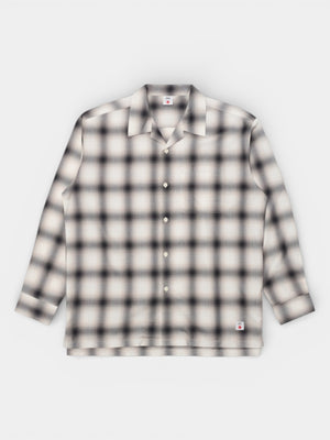 Open Collar Shirt - Black