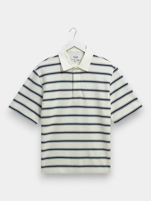 Redman Polo - Ecru Stripe