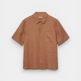 Theo Linen SS Shirt - Toasted Coconut