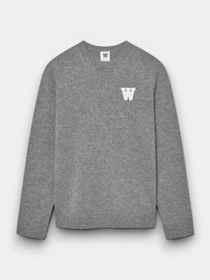 Tay L Knit - Grey Melange
