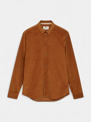 AKLeif Solid Shirt - Golden Brown