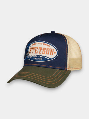 Cowboy Coffee Trucker Cap - Olive
