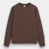 Abel Crew Neck Sweat - Chocolate Melange
