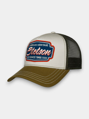 Classic Race Trucker Cap - Olive
