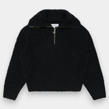 Neva Zip Sweater - Black