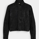 Denim Overshirt - Black Vein