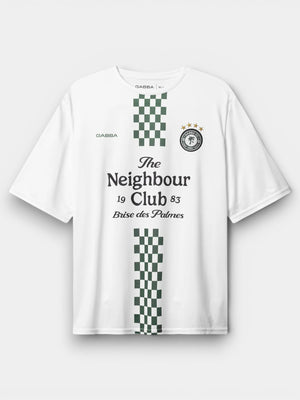 Nigel Boxy Fut Tee - Hvid