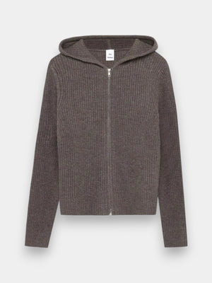 Glasgow Knit Hoodie - Major Brown