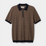 Oswald Retro SS Knit - Navy