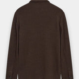 Austin Knit Overshirt - Black Coffee