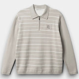 Trieste LS Polo - Grey