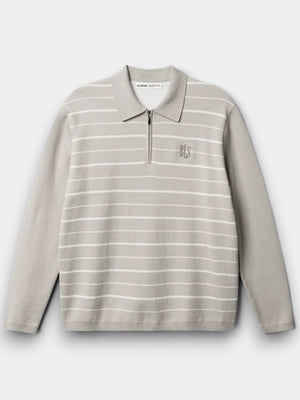 Trieste LS Polo - Grey