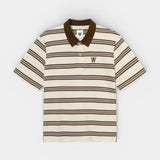 Colton Polo - Desert Palm Stripe