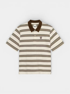 Colton Polo - Desert Palm Stripe