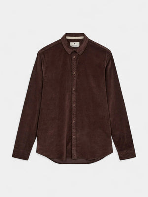 AKLeif Solid Shirt - Mulch
