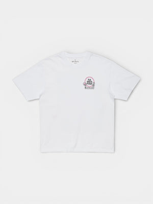 Ramen Pink Tee - White