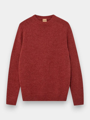 Carlos Crewneck Knit - Burnt Russet