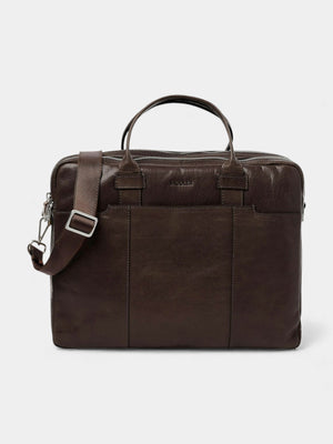 Vadstena Computertaske - Dark Brown