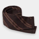 Maze Tie - Black Coffee