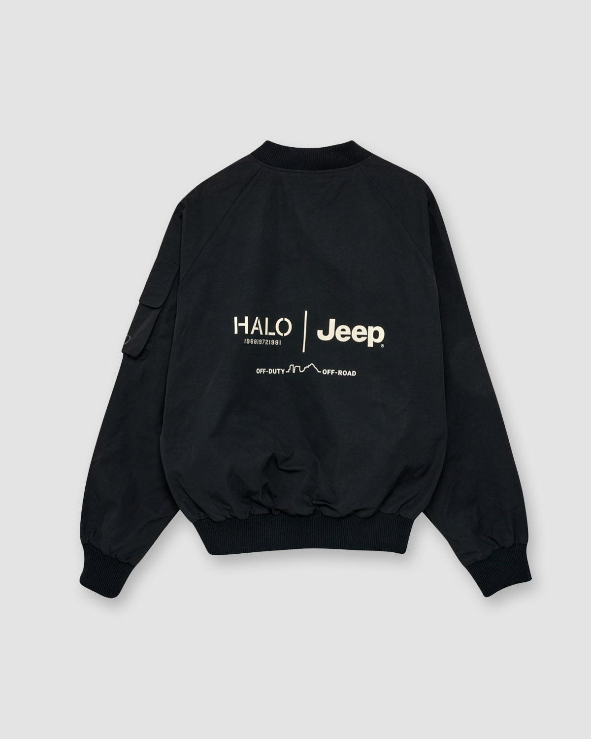 Jeep Bomber Jacket - Black - HALO - Kul og Koks