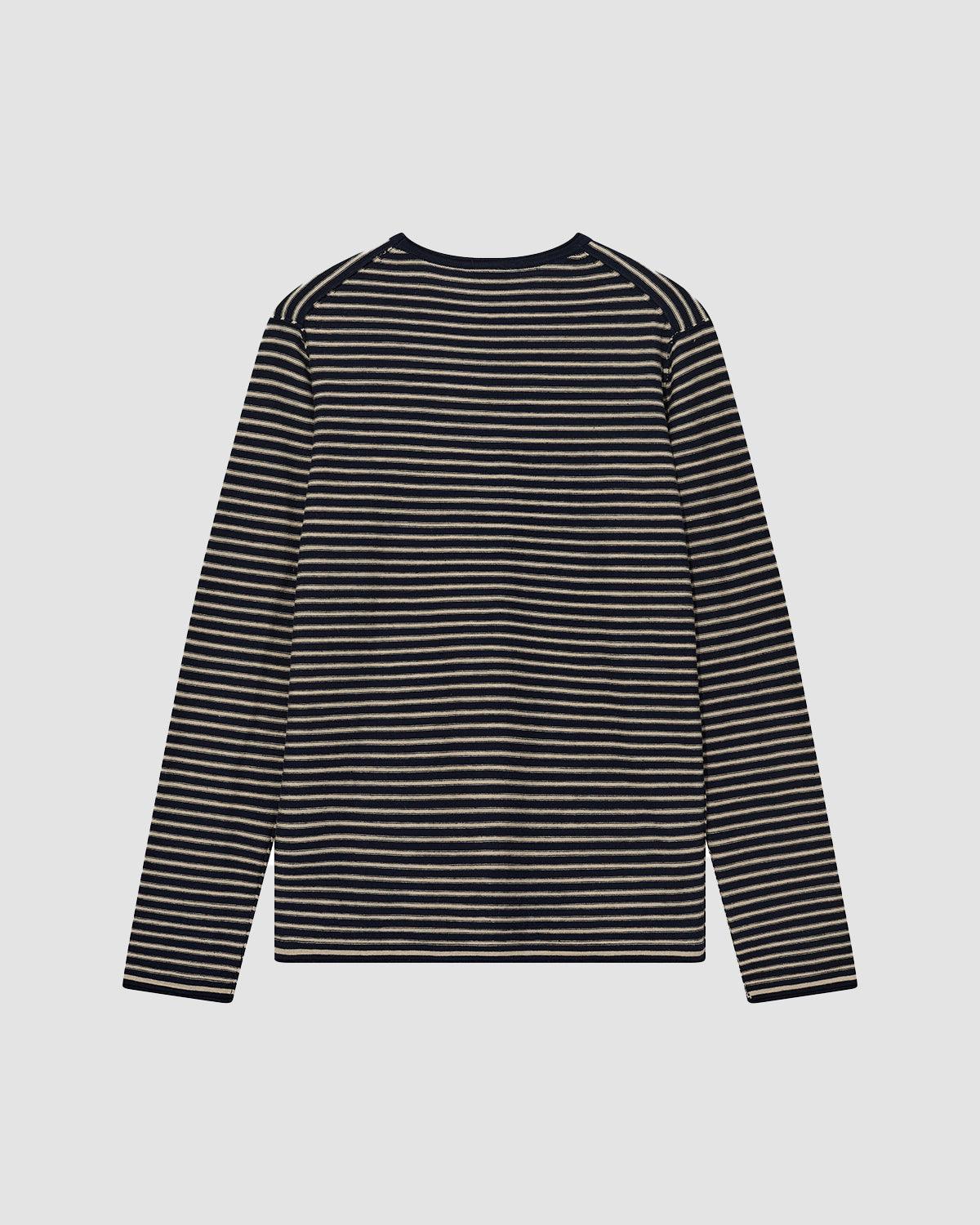 Kasey Stripe Knit - Indigo Blue - Mosmosh Gallery - Kul og Koks