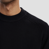 Knitted Pullover - Black